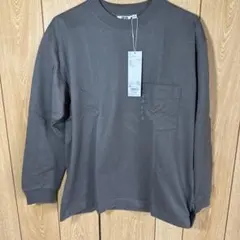 Uniqlo U クルーネックTシャツ 長袖 オリーブ Mのサムネイル
