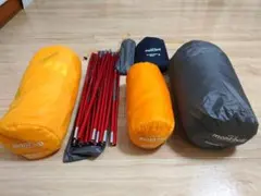 【美品】モンベルステラリッジ3・レインフライ・フットプリント ステラリッジ テント3 レインフライ｜モンベル