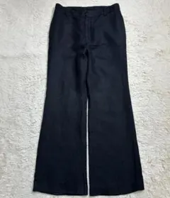 美品✨23SS ドゥーズィエムクラス Handsome リネン パンツ 黒 36