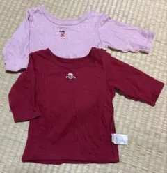 アカチャンホンポ　厚手肌着長袖　80