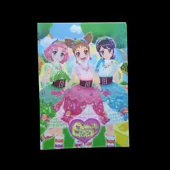 アイカツ　クリアファイル　ぽわぽわプリリン　アクリルチャーム　有栖川おとめ