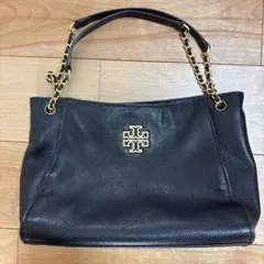 トリーバーチ レザー トートバッグ 黒