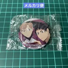 未使用品 ハイキュー!! 缶バッジ 白鳥沢学園高校 五色工 白布賢二郎