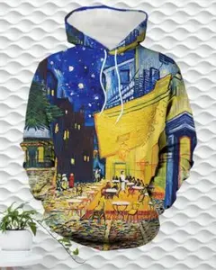 ✧ Gogh ✧ 夜のカフェテラス パーカー ( ※ JPサイズ XL )のサムネイル