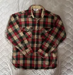 【好配色】Woolrich ネルシャツ チェック柄 USA製 Mサイズのサムネイル