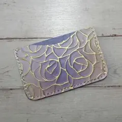 本革 薔薇 カードケース 免許証ケース マイナンバーNo.778