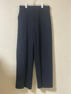 【mさん専用】ユニクロ ブラッシュドジャージーワイドタックパンツ