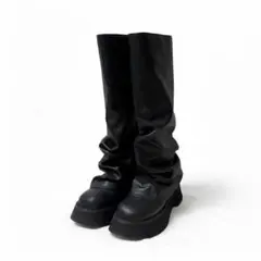 JEANASIS ジーナシス ルーズシルエット ロングブーツ ブラック Mサイズ