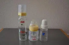 哺乳瓶３点セット【コンビ、アップリカ、ピジョン】