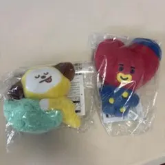 bt21 チミー＆タタ ぬいぐるみセット 約15cm