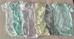 UNIQLOユニクロ ベビーボディスーツ6枚セット70cm