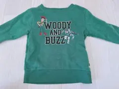 トイストーリー ウッディ、バズ・ライトイヤー トレーナー 110