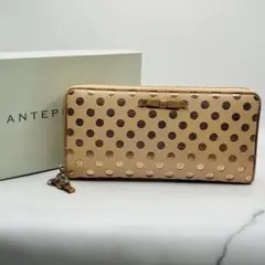 ANTEPRIMA 長財布 ラウンドファスナー ドット柄のサムネイル