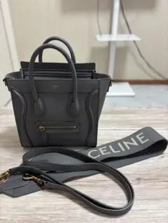 CELINE ラゲージ ナノ　ショルダー付き