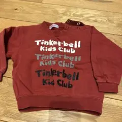 Tinkerbell Kids Club 赤 トレーナー　85