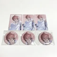 にじさんじ SUISAIRAIN 赤城ウェン 缶バッジ カード