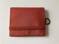 無印良品 軽量　MUJI トラベル用ウォレット オレンジ 美品　人気の廃盤品のサムネイル