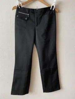 黒スラックス ポケット付き