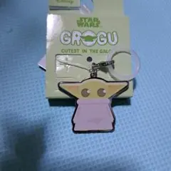 マンダロリアンアンドグローグー メタルキーホルダーめじるしチャーム＆シールセット