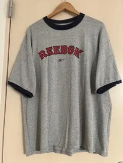 archive 古着 Tシャツ Reebok グレー 平成 ビッグサイズ