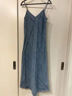 ZARA デニムブルー キャミソールワンピース