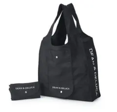 DEAN & DELUCA 折りたたみショッピングバッグ ブラック