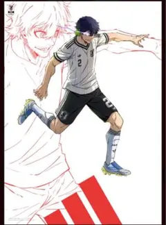  サッカー　ユニフォーム ブルーロック ポスター オリヴァ愛空 adidasサッカー日本代表 ユニフォーム ブルーロック ポスター オリヴァ