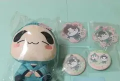 忍たま乱太郎 フリューくじ ぬいぐるみ 缶バッジ アクリルスタンド セット