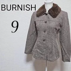 BURNISH ファー付きジャケット サイズ9