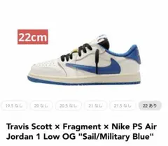 Travis Scott fragment Jordan 1 PS 22cm