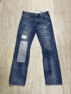 ✨美品✨Levi's 505 Slim Straight パッチワークジーンズ