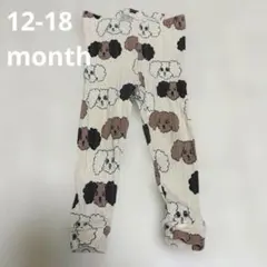 mini rodini プードル柄 リブレギンス 12-18monthのサムネイル