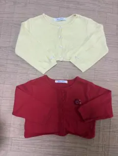 美品 ファミリア カーディガン2点セット