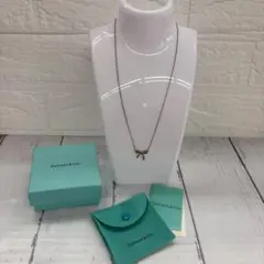 TIFFANY& CO. ティファニー リボン シルバー925 ネックレス - メルカリ