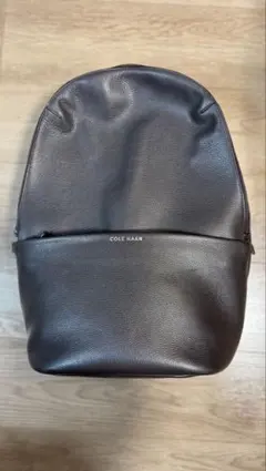 COLE HAAN ブラウンレザーバックパック
