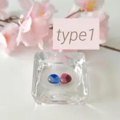 ガラス製ミニお内裏様type1ガラス台タイプ