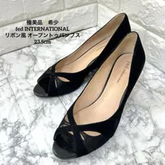 ✨極美品✨fed INTERNATIONAL オープントゥパンプス 23.5