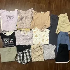 まとめ売り　子供用カジュアルトップスセット 120cm