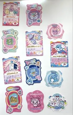 たまごっち ダイカットステッカーセット　12枚