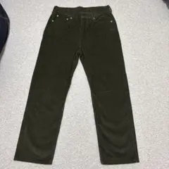 Levi's 565 コーデュロイパンツ オリーブ W30 L32のサムネイル
