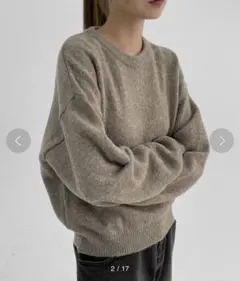 BLACKUPブラックアップレディーストップスニット　セーター