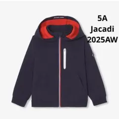新品　Jacadi ウィンドブレーカーネイビー×レッド 5A
