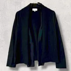 TRUSSARDI トラサルディ(M)カーディガン ウール　薄手　黒