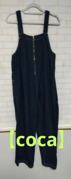 コカ【coca 】オーバーオール　サロペット　オールインワン　デニムサロペット
