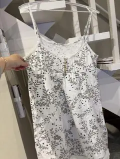 キャミワンピース 花柄 Lサイズ　コットン100 ACTIVE WEAR