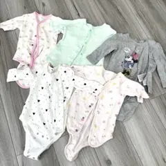 ベビー肌着 5点セット 60cm コットン製 綿100%