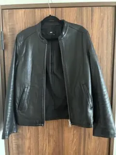 HARE ブラックレザージャケット Lサイズ