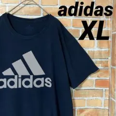 adidas ビッグプリント デカロゴ ロゴTEE ストリート 半袖 Tシャツ