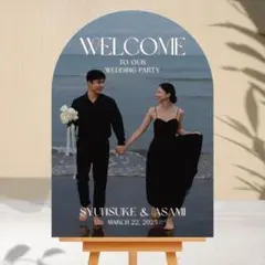 ウェルカムボード　結婚式　パネル　ウェルカムスペース　アーチ　020