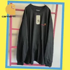 【ペアルック】Carhartt カーハート ロゴ　刺繍 ロンT　新品　送料無料